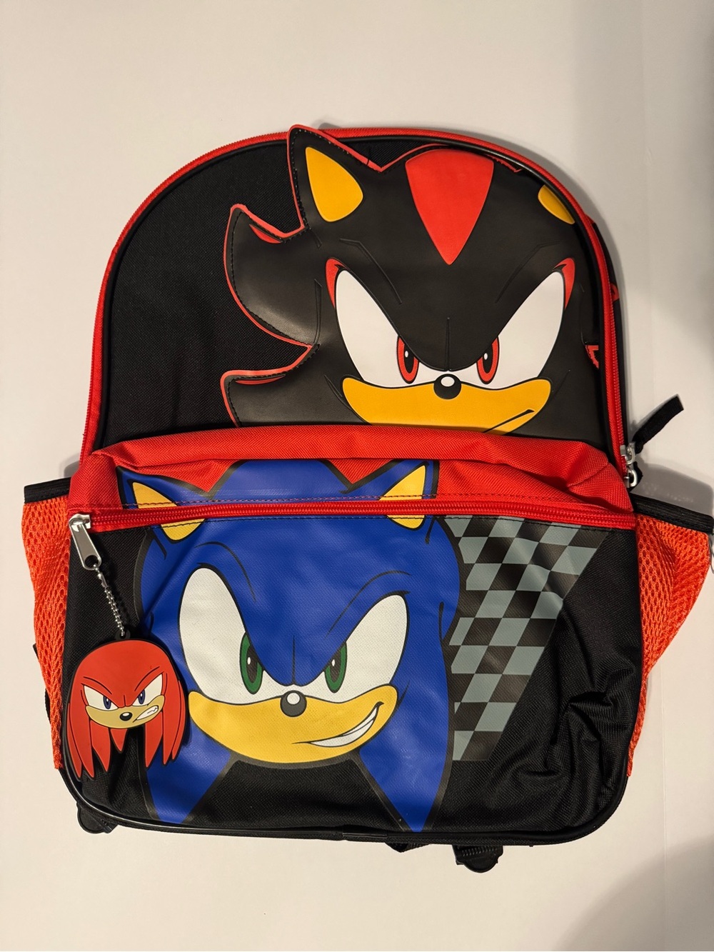 Sonic Themed Kids Backpack - Red and Blue